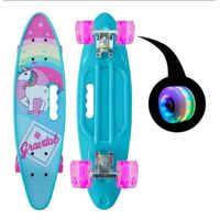 Skate Penny Cruiser Patineta Unicornio Azul