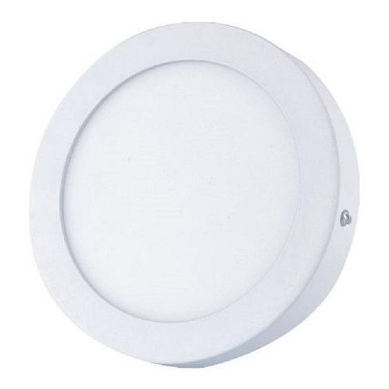 BP - Panel Led Circular Basic 12w Luz Cálida Sobrepuesto D17cm BP