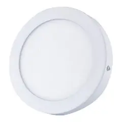 BP - Panel Led Circular Basic 12w Luz Cálida Sobrepuesto D17cm