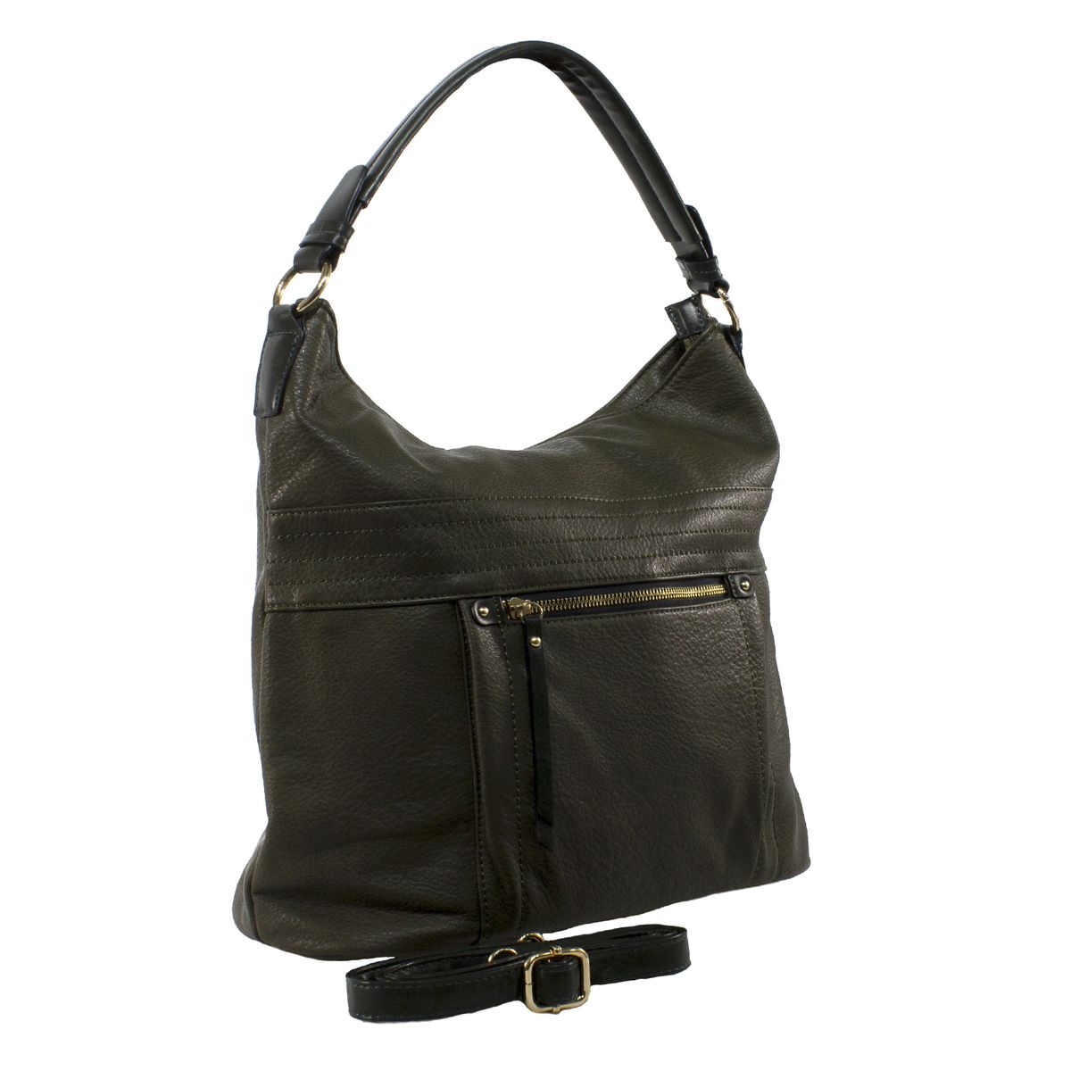 MAILEA - Cartera ecocuero clasica para mujer verde