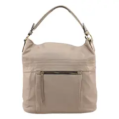 MAILEA - Cartera ecocuero clasica para mujer taupe