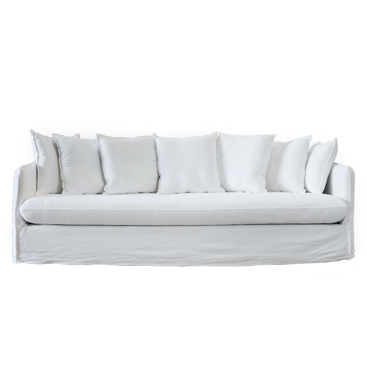 AMOBLE - Sofa Jacinta Blanco 120 Amoblé