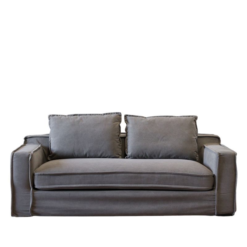 AMOBLE - Sofa Sven Gris H Amoblé