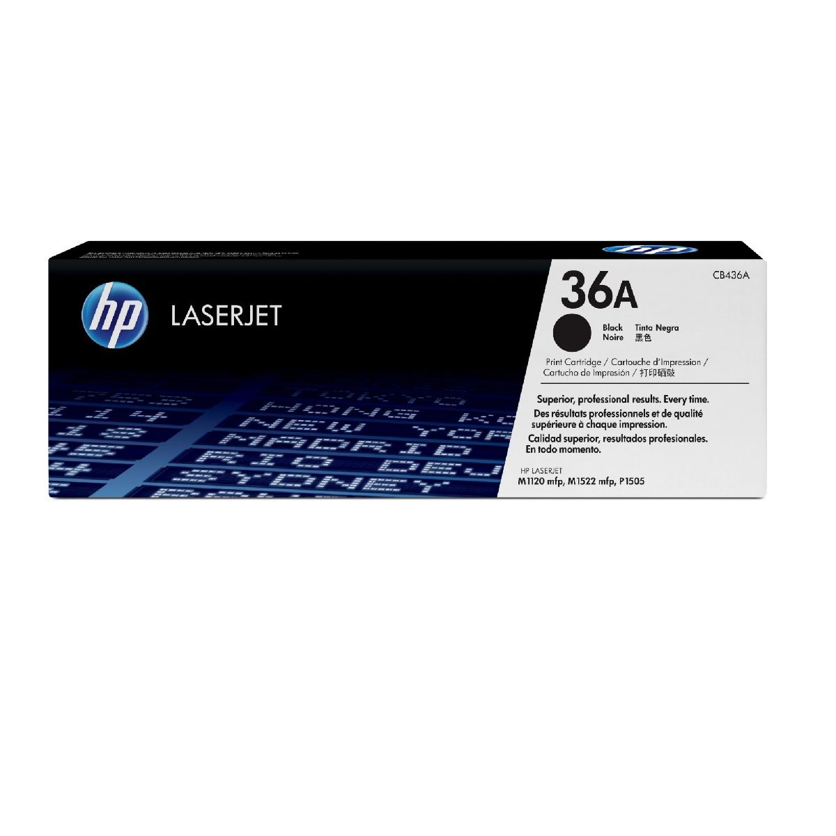 HP - Cartucho de Tóner HP 36A Negro 2000 pag LaserJet Original HP