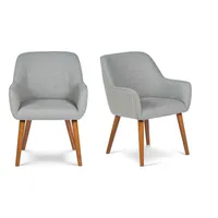 Set 2 Poltronas Matilda Tela Menthol