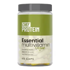 CHEFPROTEIN - MULTIVITAMINICO ESSENTIAL VEGAN 60 CAPS – CHEF PROTEIN