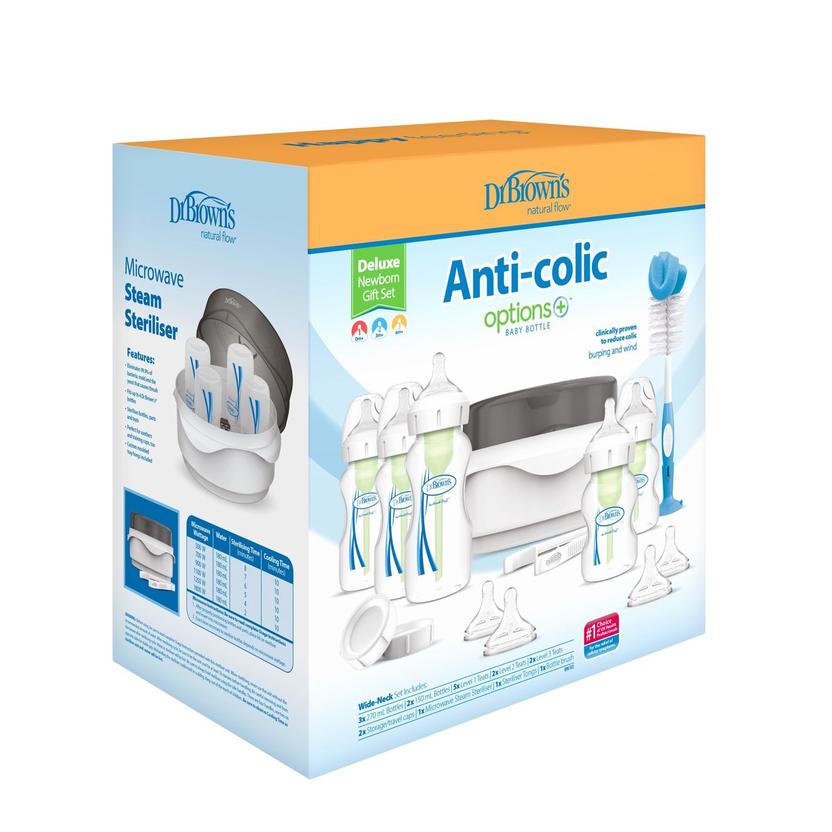 DR BROWN'S - Set de Mamaderas Recién Nacido Full Options+ Dr Brown´s
