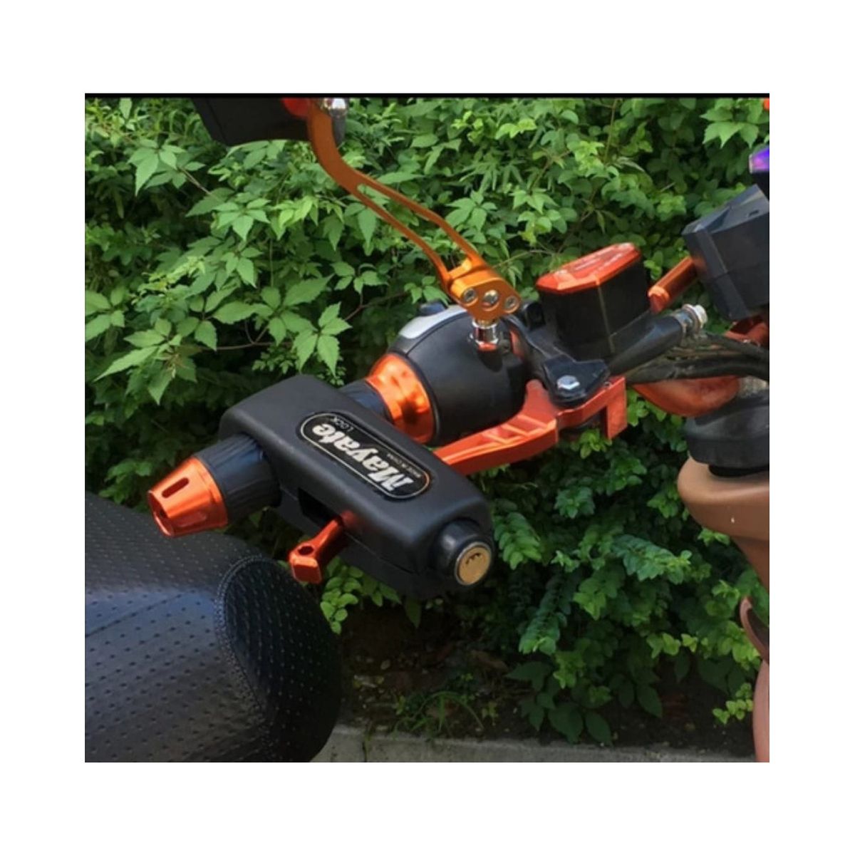 GENERICO - Kit candado alarma para disco y candado manillar