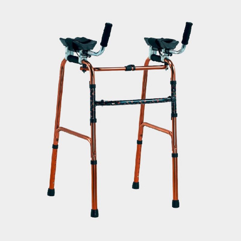 FIRST CARE - ANDADOR ALUMINIO PLEGABLE CON APOYA BRAZOS