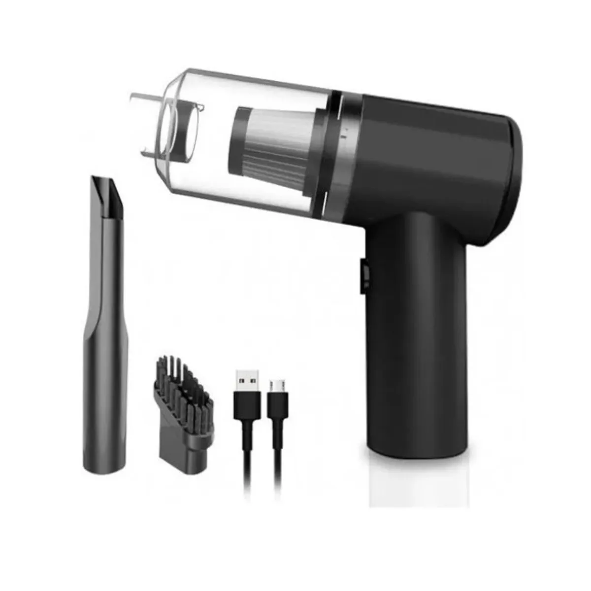 GENERICO - Aspiradora Portátil Inalámbrica Auto Hogar Con Linterna