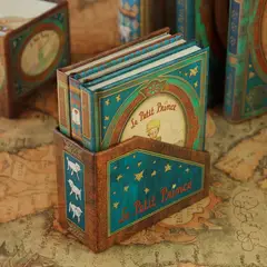 GENERICO - Set Mini Libretas con Caja Principito Colección Estrellas