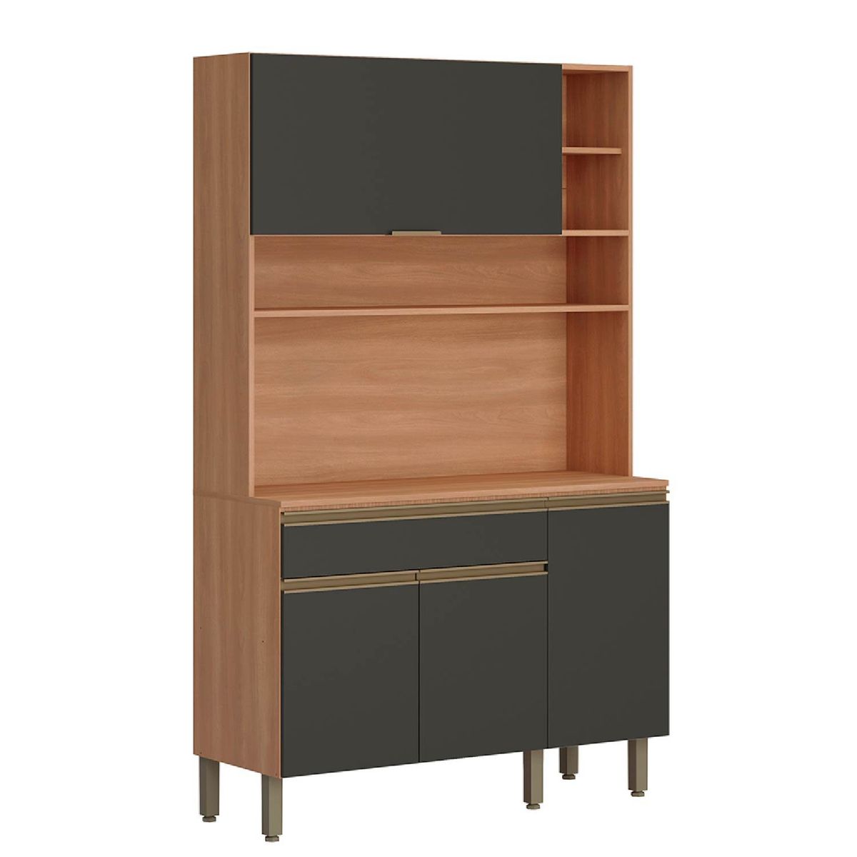 ROCA - Kit de Cocina Macadamia 4P  1C Canela-Grafito