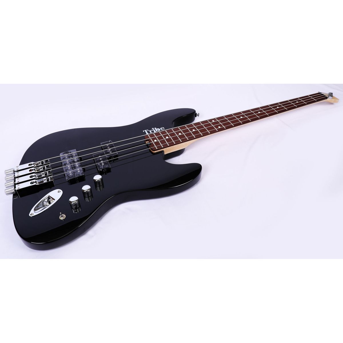 TRIBE - Bajo 4 cuerdas TRIBE HL4 Headless Black - Pau ferro