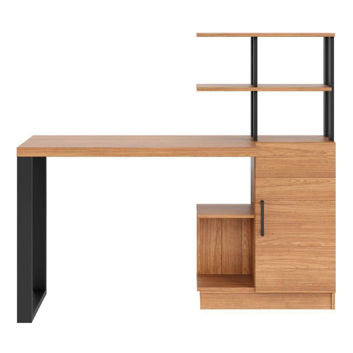 ROCA - Escritorio Andes 1 Puerta Roble-Negro