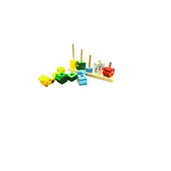 TODODESCUENTO - Juego De Encaje Y Motricidad Fina Para Niños En Madera