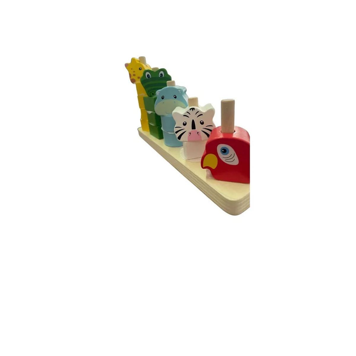 TODODESCUENTO - Juego De Encaje Y Motricidad Fina Para Niños En Madera