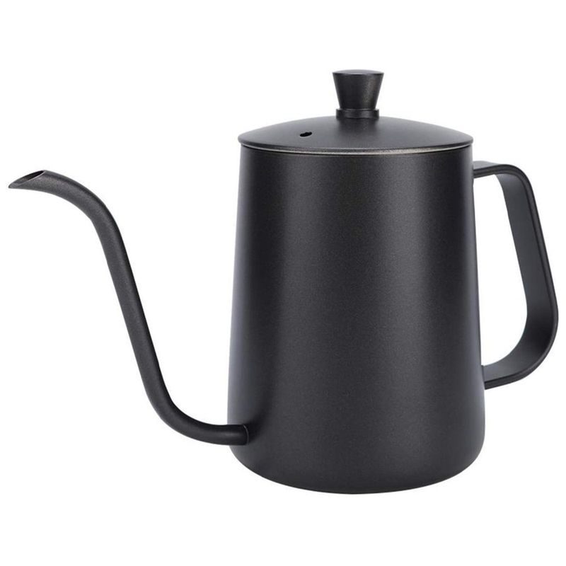 GENERICO - Tetera Con Cuello Cisne 350ml Color Negro
