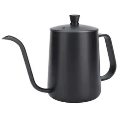 GENERICO - Tetera Con Cuello Cisne 600ml Color Negro