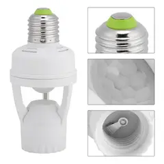 GENERICO - Soquete Sensor Movimiento Adaptador Ampolleta E27