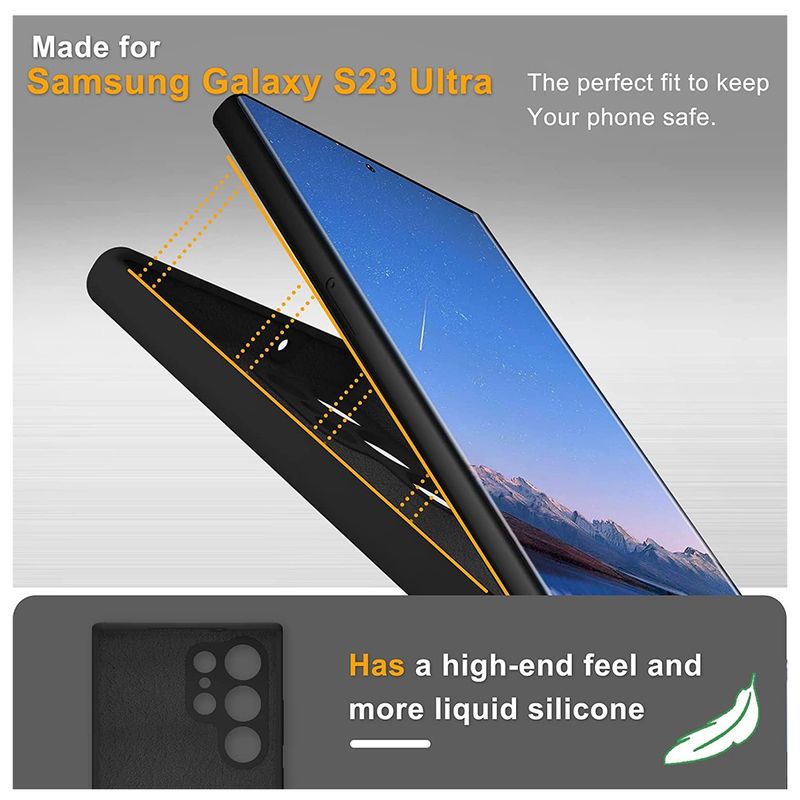 XUNDD - Carcasa para Samsung S23 Ultra Silicona Antideslizante Suave
