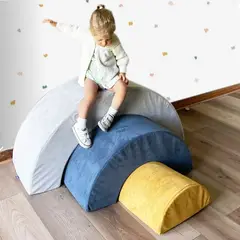 BLOKIDS - Sillón Balancín Arcoíris Arkid De Espuma Para Niños Sun-
