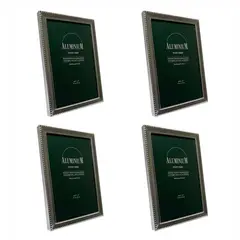 BRIC - Marco de foto plateado Pack de 4