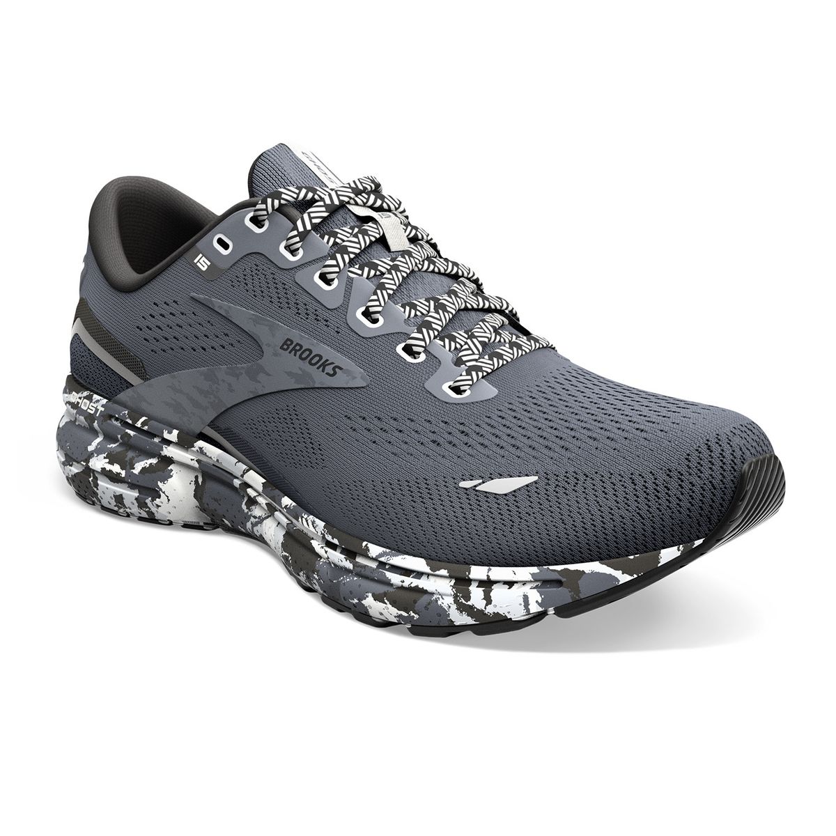 BROOKS - Zapatilla Running Ghost 15 Gris Mujer BROOKS