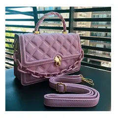 GENERICO - Bolsa con Estampado Casual Rosa