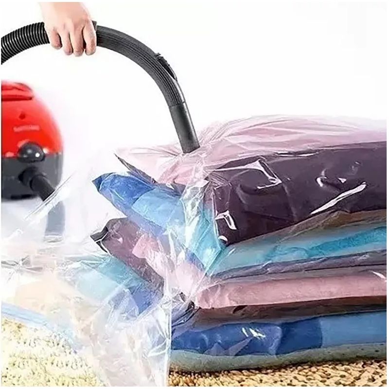 GENERICO - Pack de 12 Bolsas al Vacío  Ropa Salva Espacio