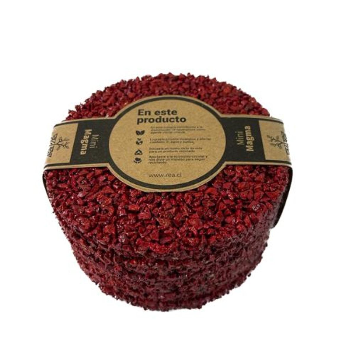 GENERICO - Posavasos Mini Magma de caucho reciclado