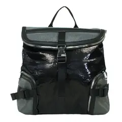 MAILEA - Mochila textil franjas para mujer negro