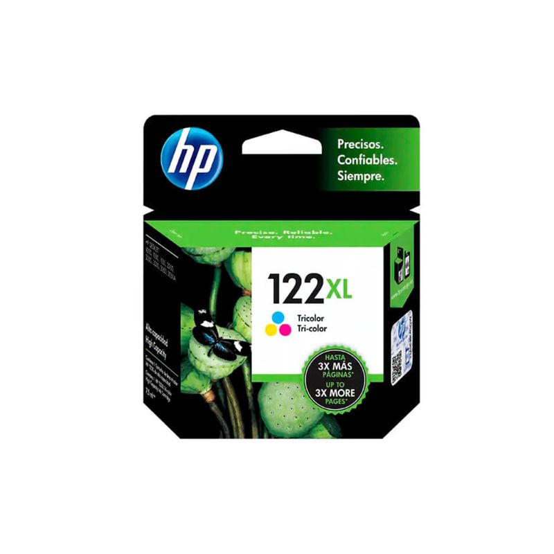 HP - Cartucho De Tinta Hp 122xl Tricolor 330 Páginas Original HP.