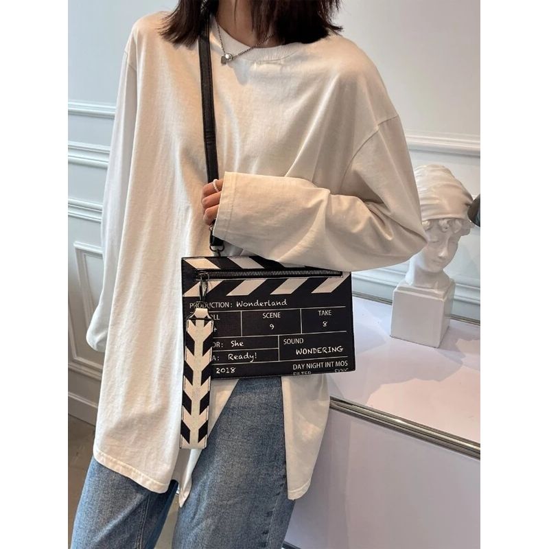 GENERICO - Bolsa con diseño de claqueta de cine