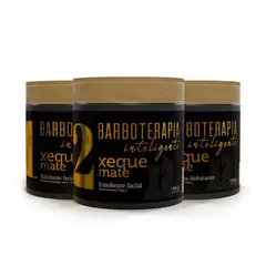 BARBA FORTE - Kit Barboterapia Inteligente Xeque Mate 500 Gr
