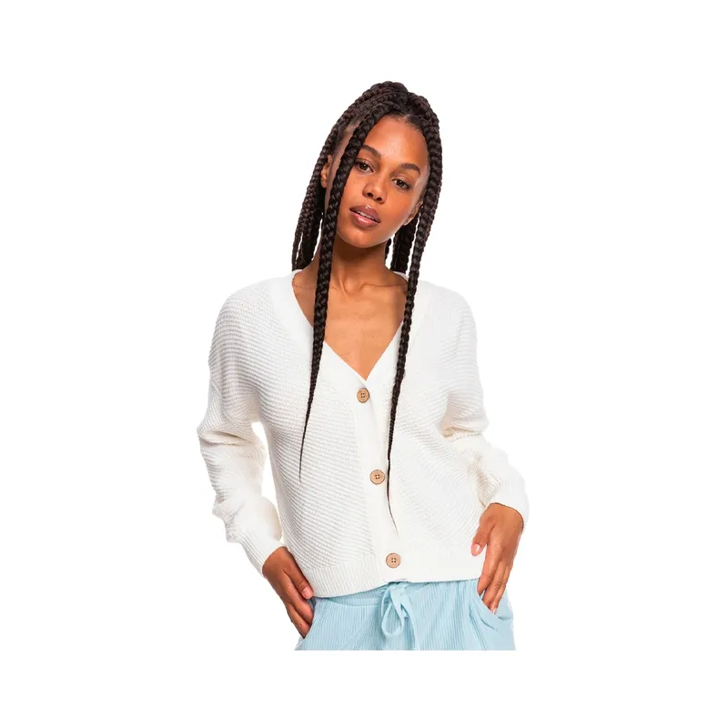 ROXY - Cardigan Roxy Wonder Time Mujer Snow White