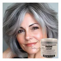 GENERICO - Matizador de cabello Grafito únicamente para CABELLO CANO