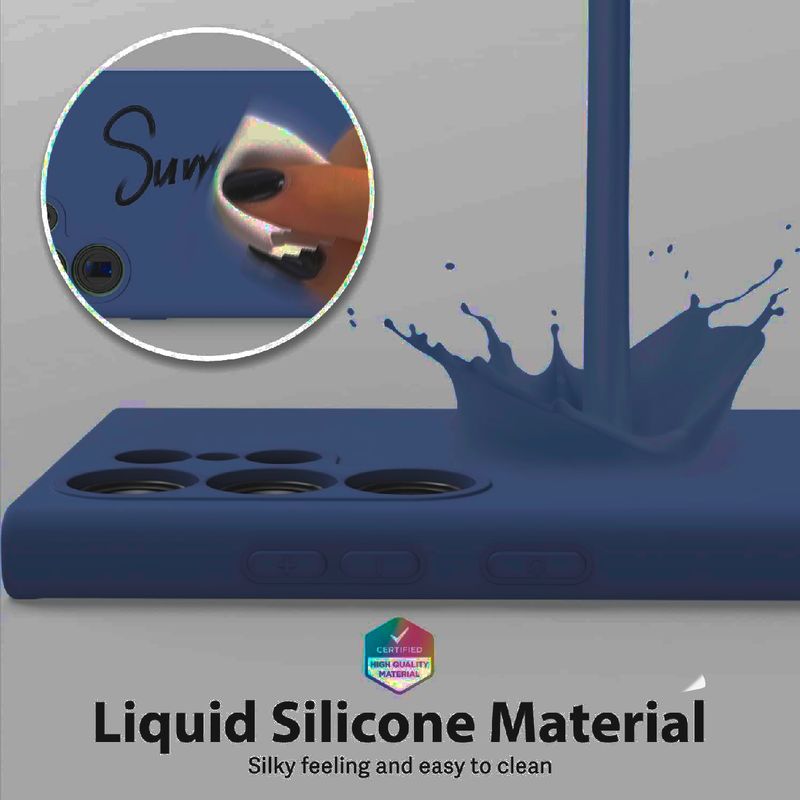 XUNDD - Carcasa para Samsung S23 Ultra Silicona Antideslizante Suave