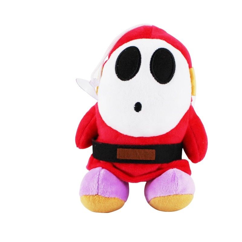 GENERICO - Mario Bros Peluche Shy Guy 15 cm
