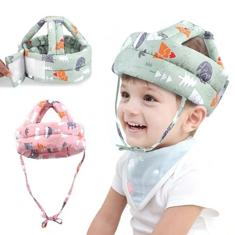 GENERICO - Casco Gorro Antigolpe Protector de Acolchado Para Bebé