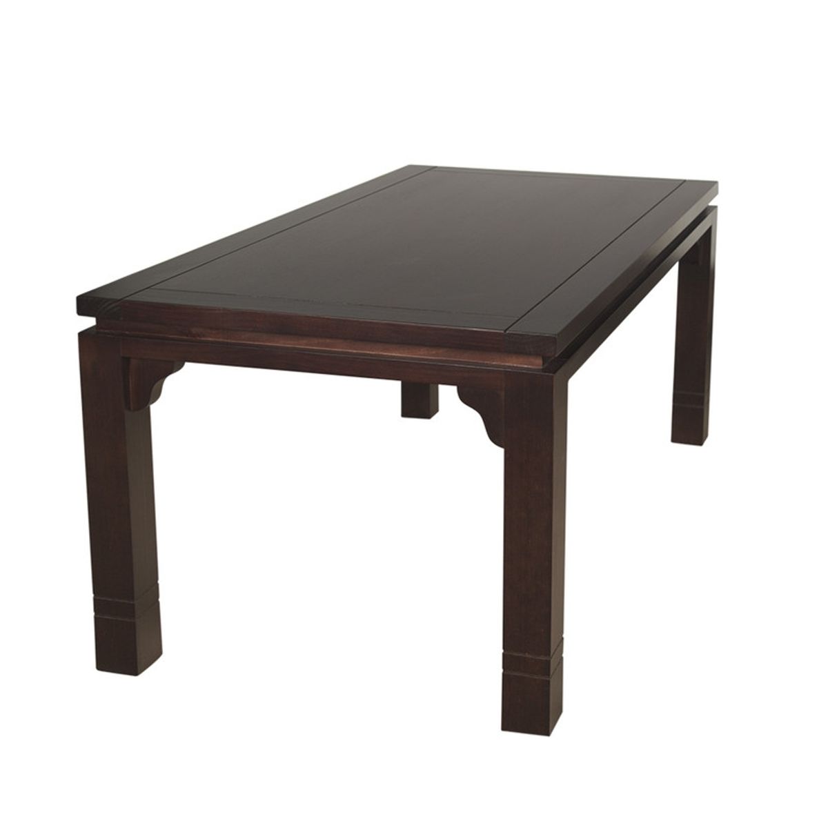 ARTHOME - MESA DE COMEDOR LUCIANA 92 X 170 CM MADERA COLOR CHOCOLATE