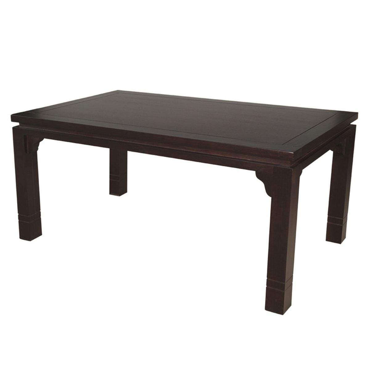 ARTHOME - MESA DE COMEDOR LUCIANA 92 X 170 CM MADERA COLOR CHOCOLATE