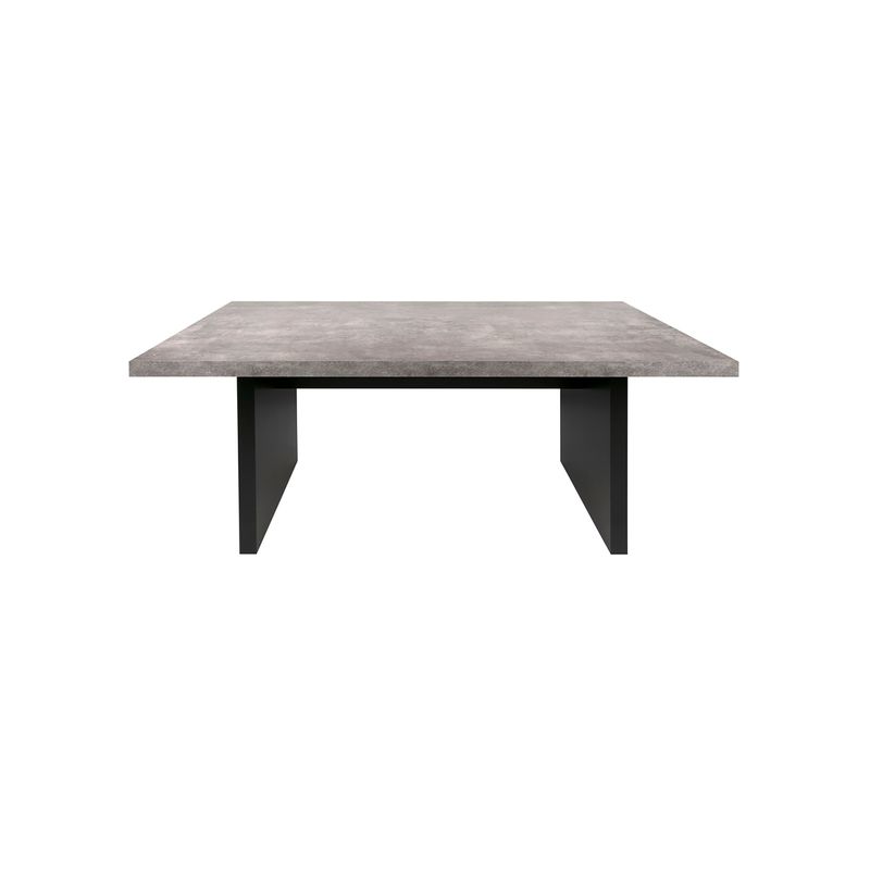 SUR DISEÑO - Mesa de Comedor DTR Cemento Negro 160cm
