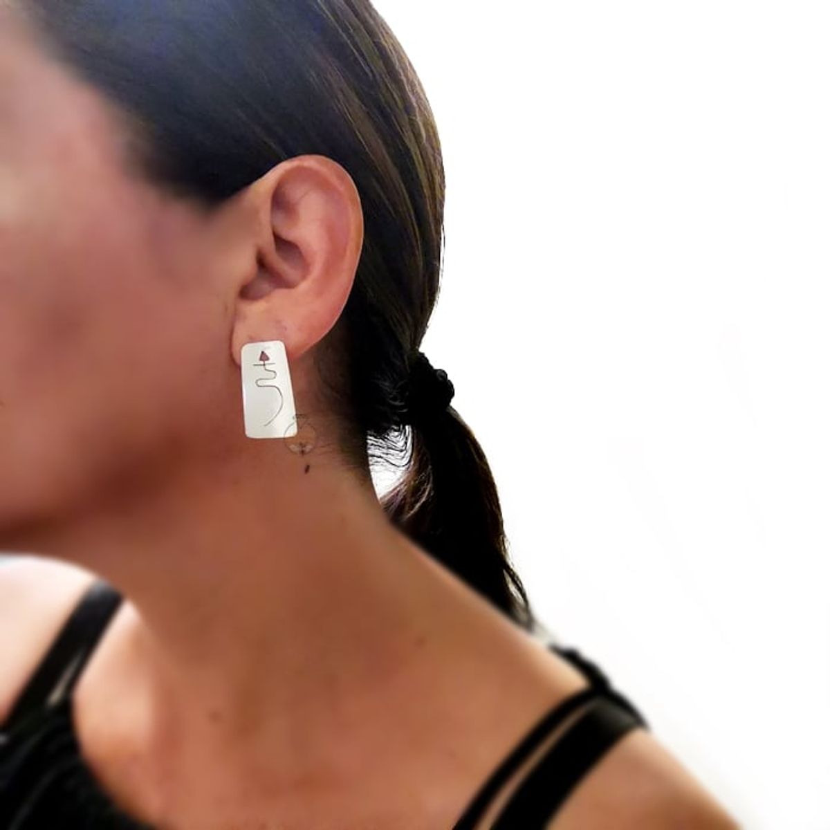 JOYAS MYTOKE - Aros Simbolo Flecha Plata Nacional 980 Apegado