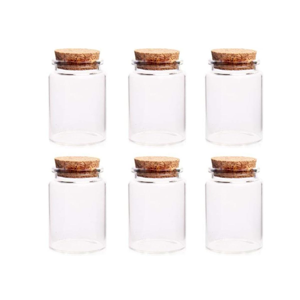 OEM - Mini botella Tapon de Corcho x6 - 37x60mm