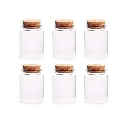 OEM - Mini botella Tapon de Corcho x6 - 37x60mm