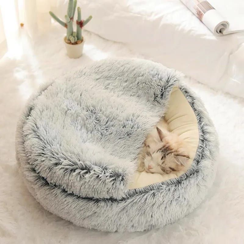 GENERICO - Cama Cueva para Mascota Talla L 60 CM Gato Perro