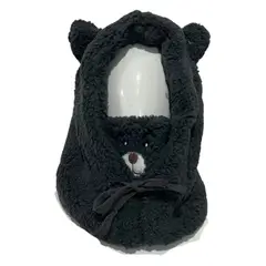 GENERICO - Gorro cuello invierno para niños bebés adultos gris