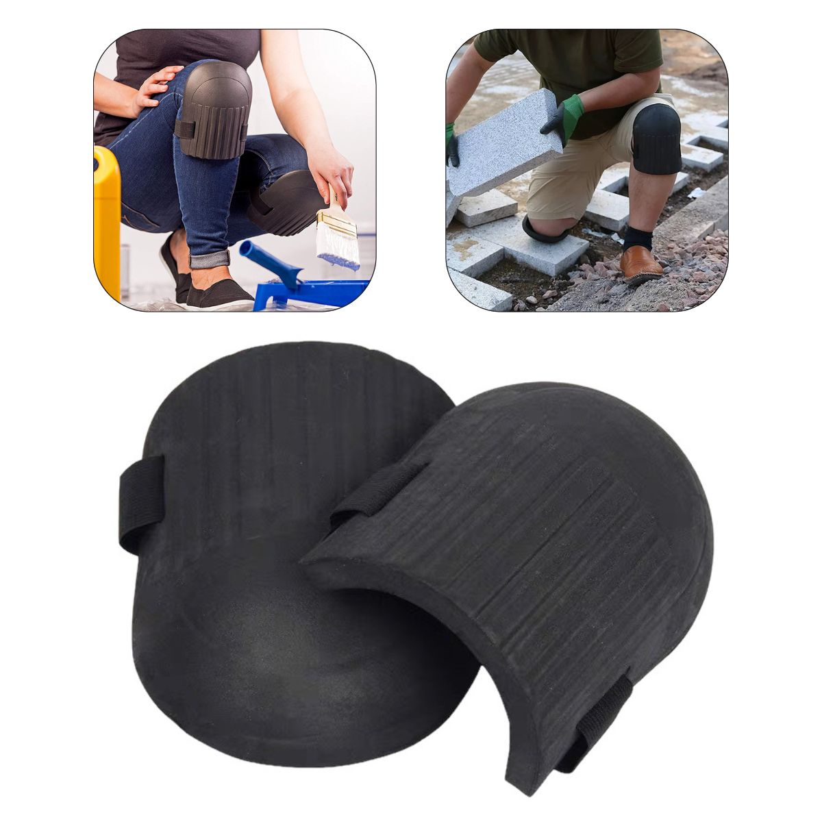 GENERICO - Rodillera Para Trabajo En El Suelo Flexible Cómoda Indolora
