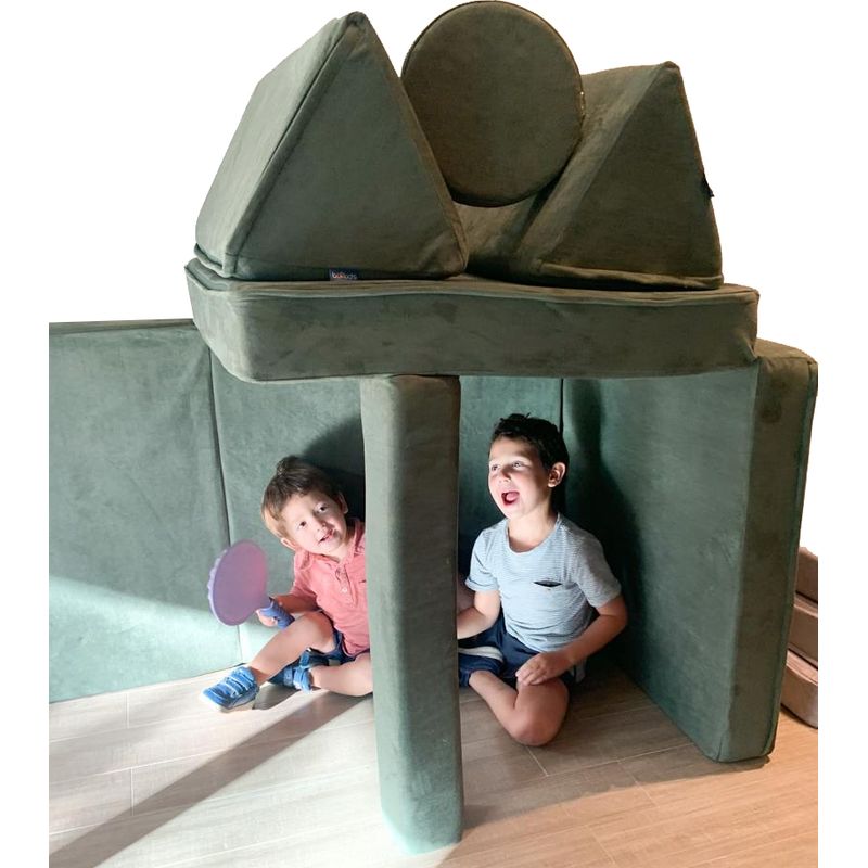 BLOKIDS - Sillón De Juegos Modular Blokid Para Niños Verde Olivo