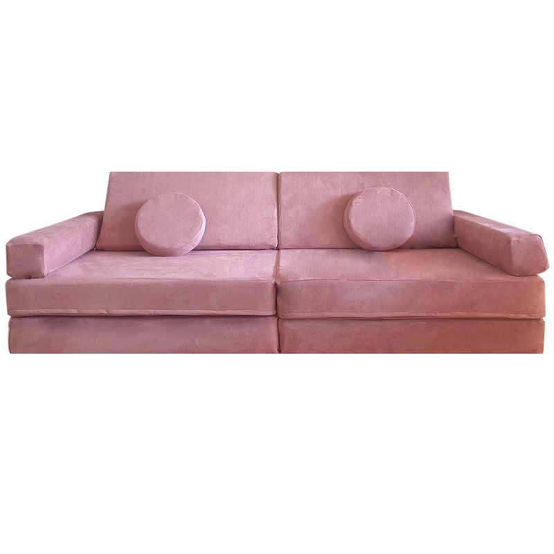BLOKIDS - Sillón De Juegos Modular Blokid Para Niños Rosa Palo